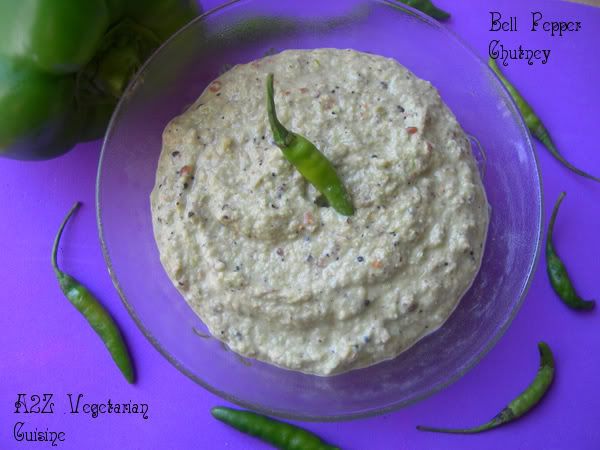 greenbellpepper chutney