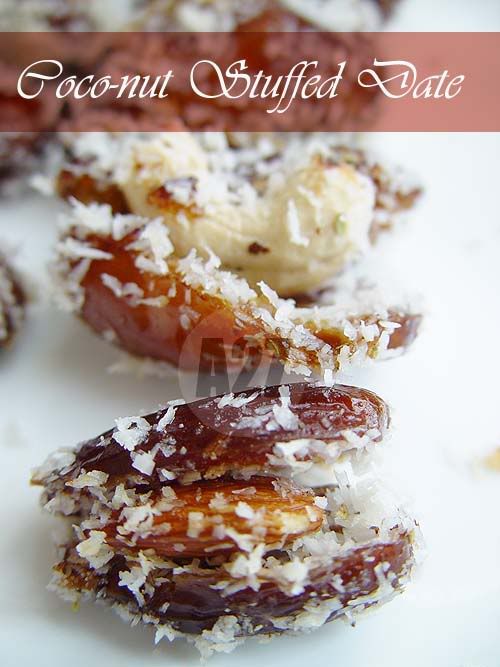 Nuts Stuffed Dates,guilt free snack
