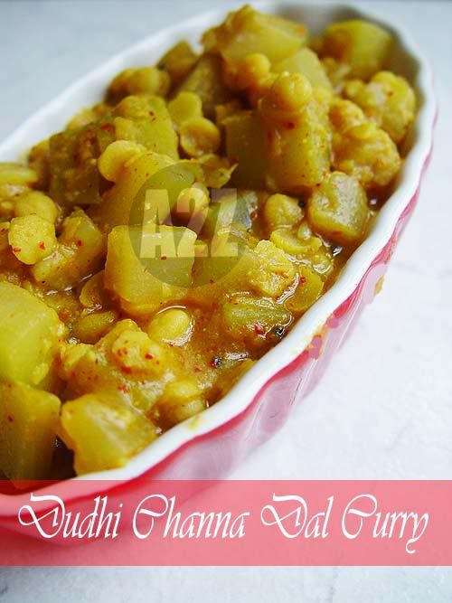 dudhi channa dal curry