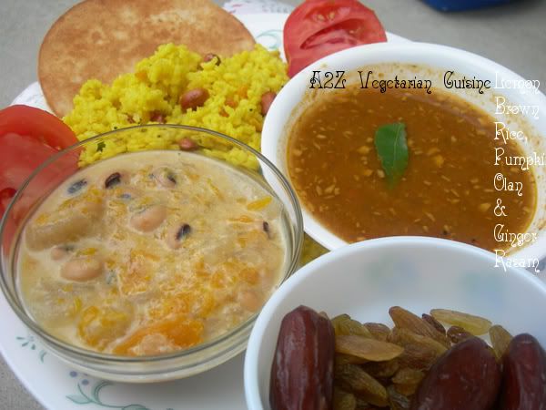 Lemon Rice,Olan and Ginger Rasam