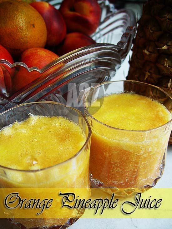 Orange pineapple juice