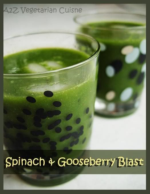 spinach gooseberry smoothie