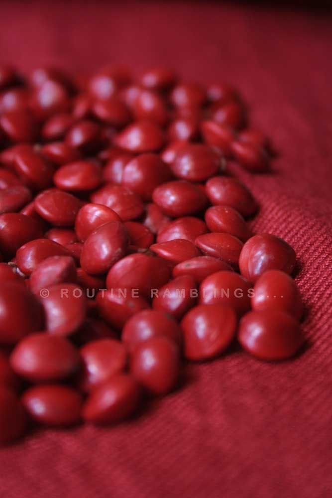 Red beads