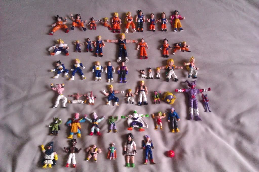 Mini figurines Dragon Ball Z nouvelle génération collection