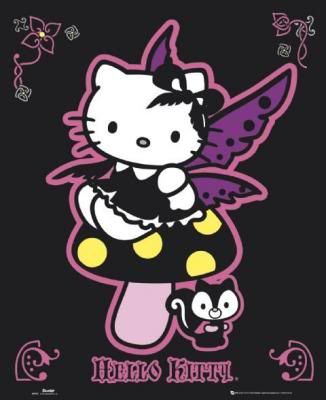 hello kitty gothic pictures. Mini-Posters-Hello-Kitty---