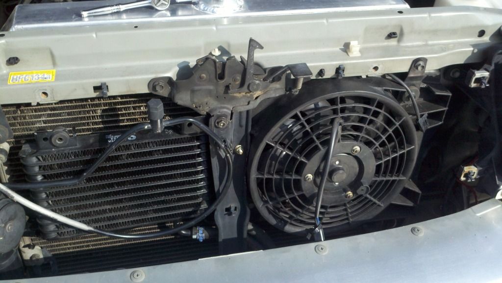 Toyota 4runner electric fan conversion