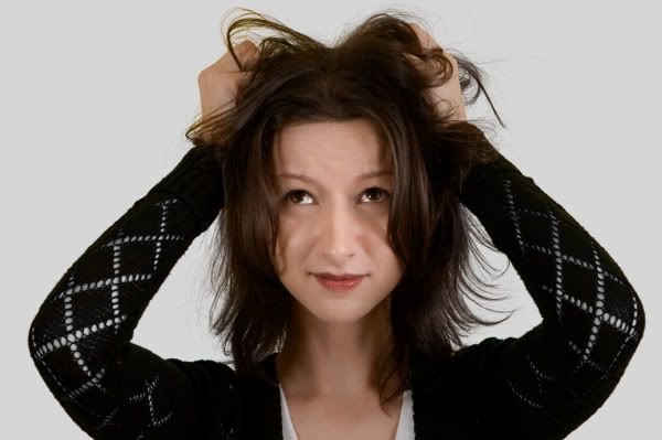 hair photo:hair loss itchy scalp 
