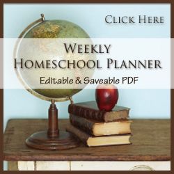 Weekly Homeschool
Planner