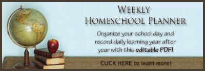 Weekly Homeschool 
Planner