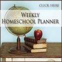 Weekly Homeschool Planner