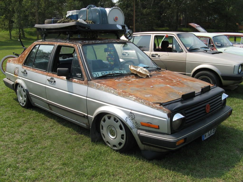 Jetta Rusted Hood