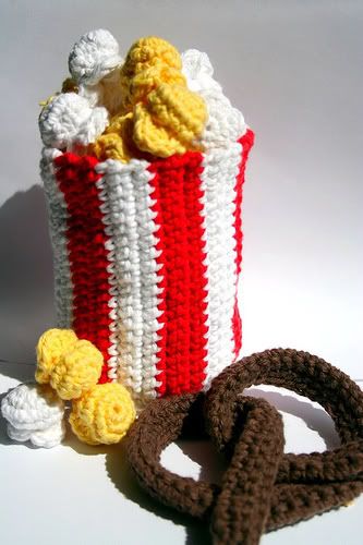 Let's all go to the lobby. To eat knitted snacks. Mmm woolly.