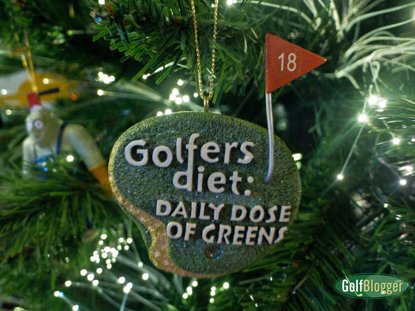 Golfers Diet Ornament