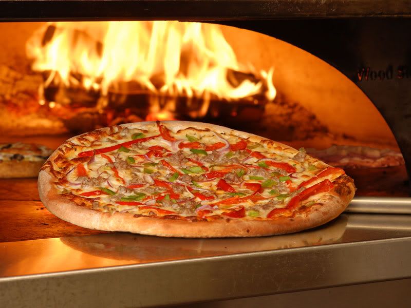 Wood fired pizza Pictures, Images and Photos