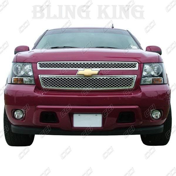 Chevy TAHOE chrome grille grill bentley mesh insert  