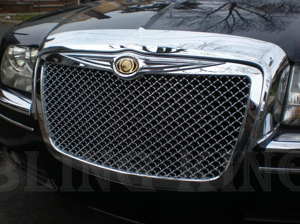 Chrysler 300 Bentley mesh grille/mustache trim PACKAGE  