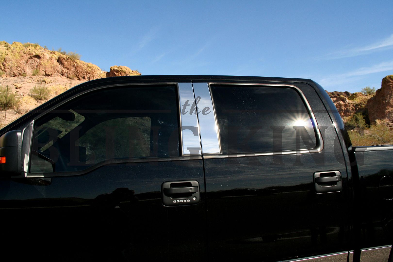 Ford f150 pillar trim stainless steel f-150 #10