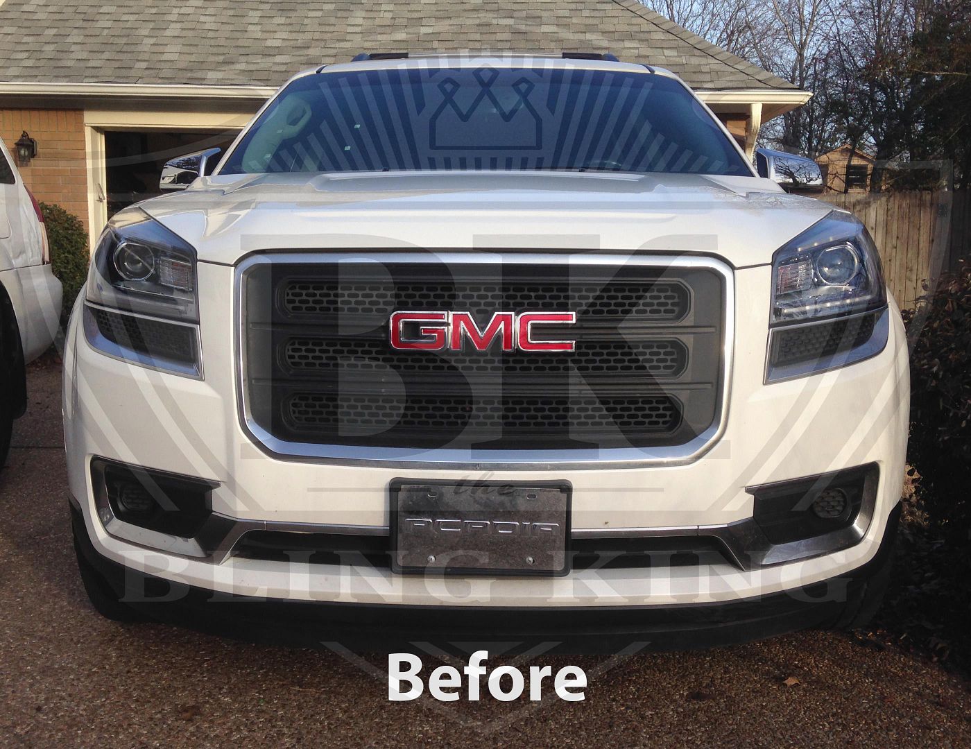 20132016 GMC Acadia chrome mesh grille grill insert overlay trim SL