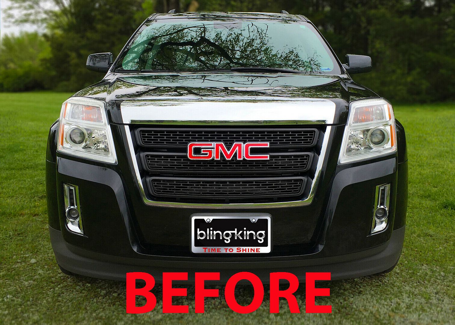 20102015 GMC Terrain chrome mesh grille insert grill overlay trim SLE