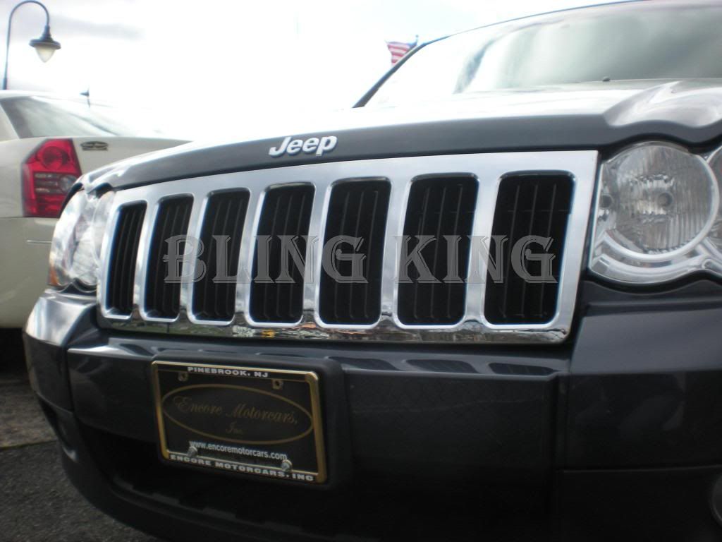 08 09 2010 Jeep Grand Cherokee chrome Grille insert kit  