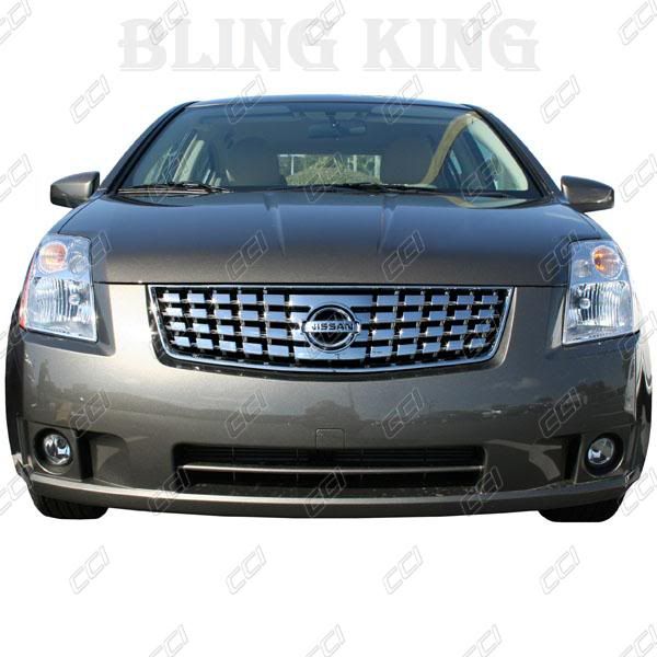 07 09 Nissan Sentra chrome grille/handle/mirror package  